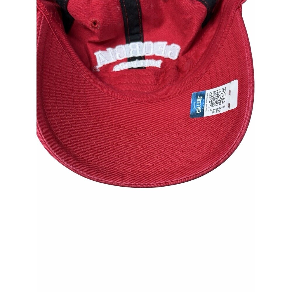Georgia Bulldogs '47 Brand Red Clean Up Adjustable Dad Hat Strap - Picture 6 of 8